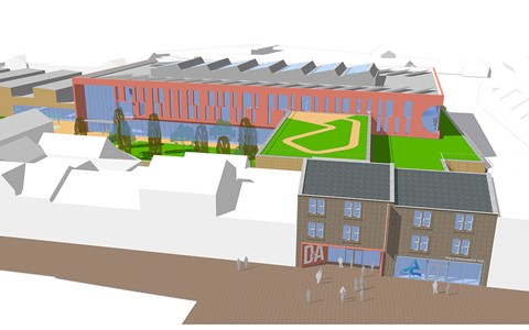 Artist impression of the Arbroath site