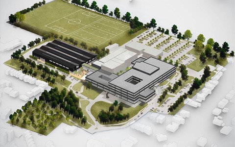 Artist impression of the Gardyne developments