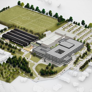 Artist impression of the Gardyne developments