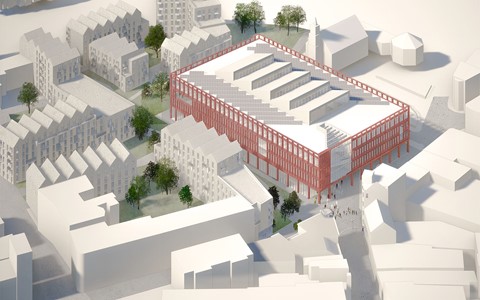 Artist impression of the Wellgate site