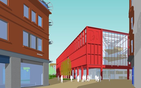 Artist impression of the Wellgate site