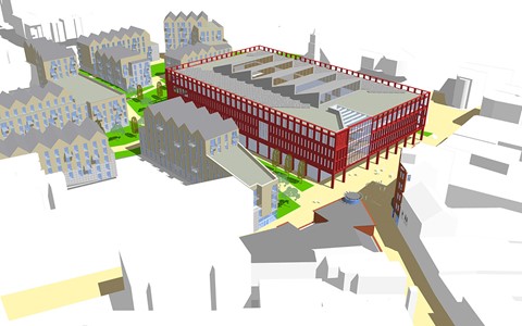 Artist impression of the Wellgate site