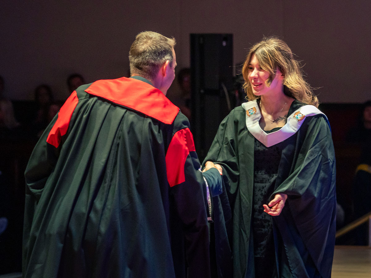 2025 graduating student