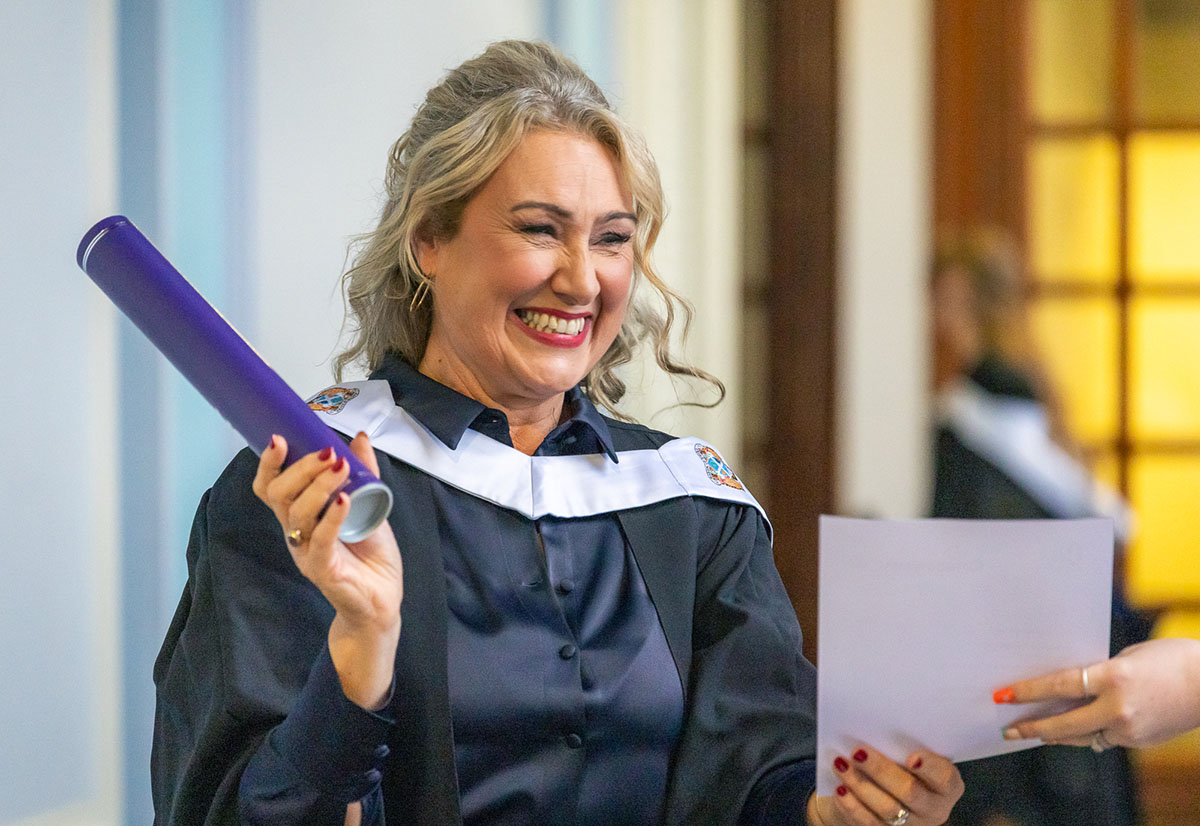 2025 graduating student