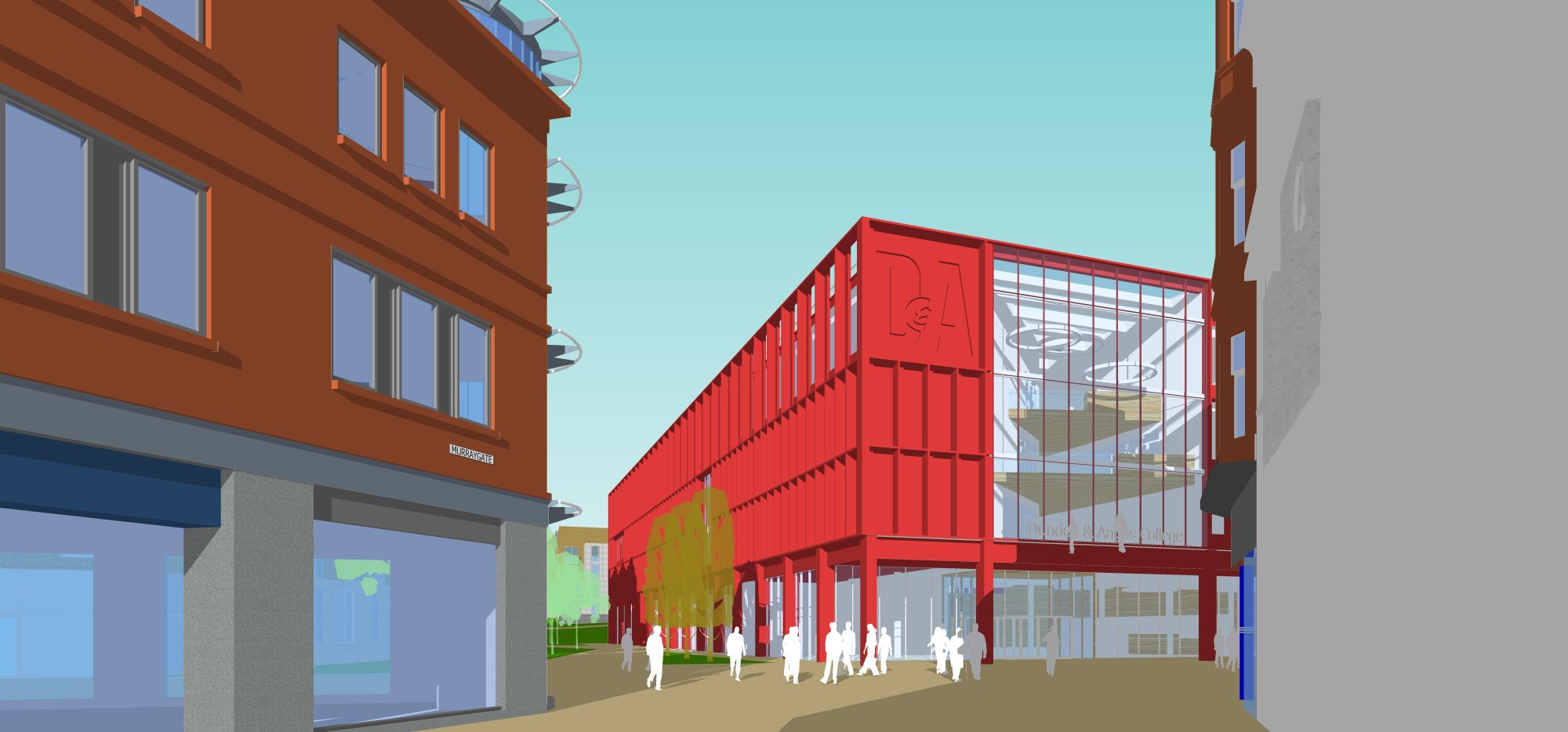 Digital concept image of proposed new campus)